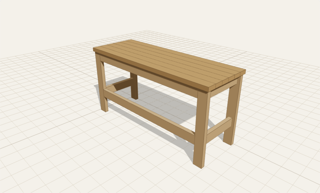 Casual 2x4 desk