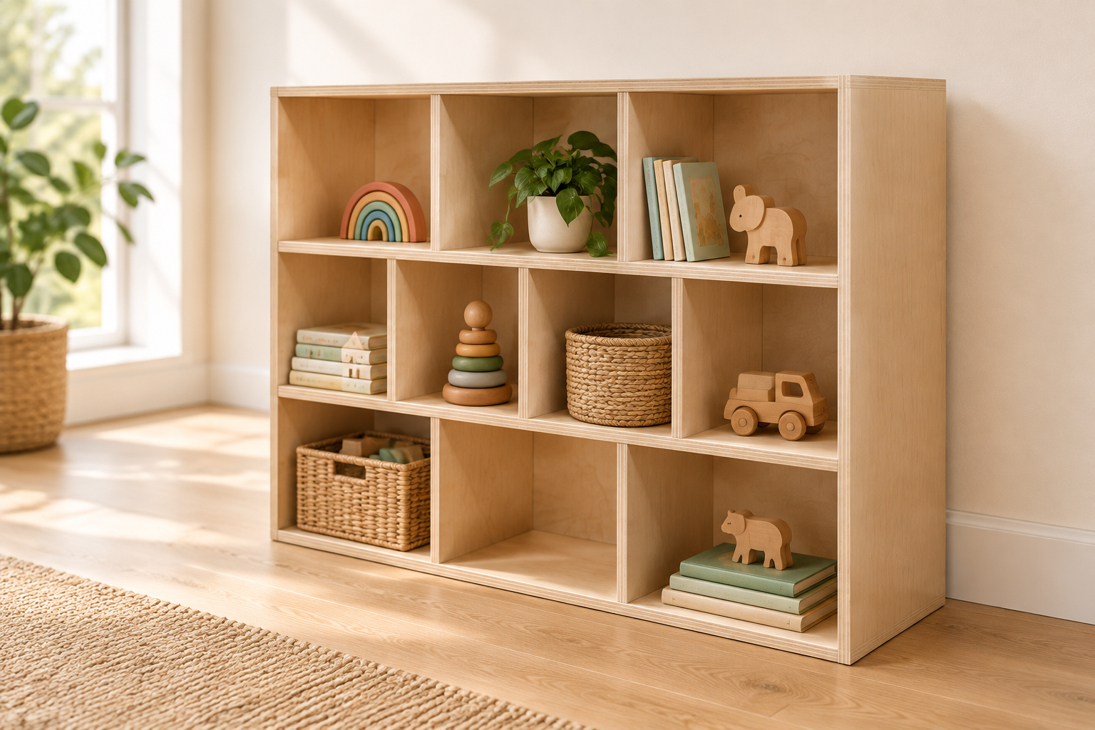 Cubby shelf