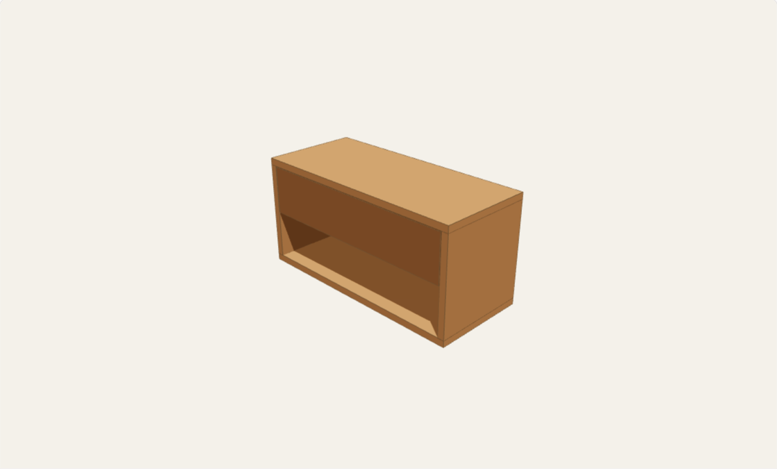 Floating nightstand