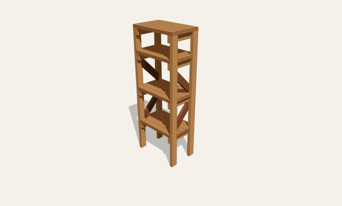 Homestead storage shelves