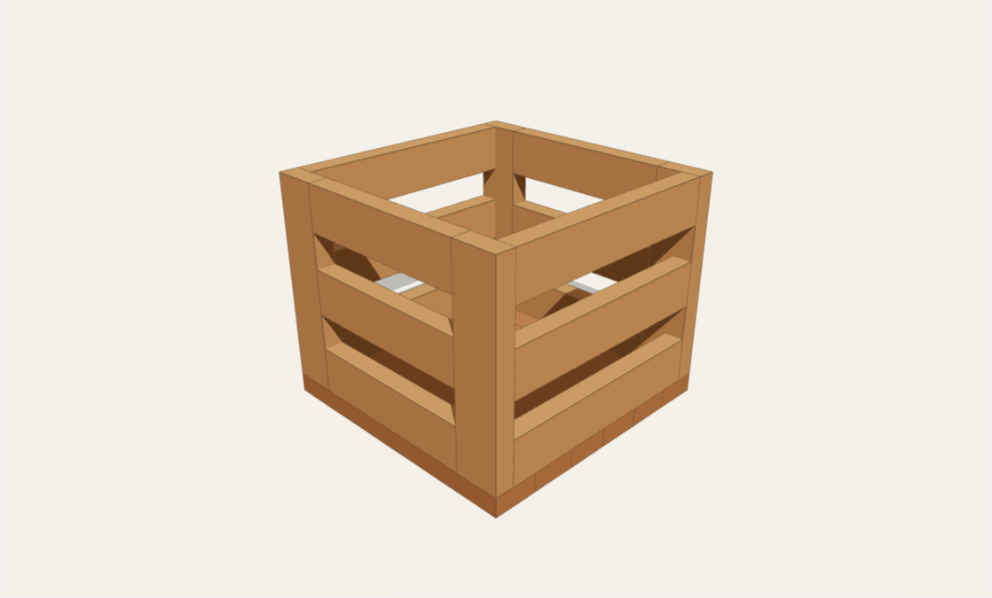 Simple storage bin