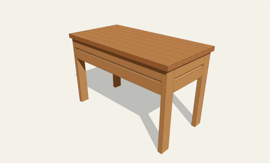 Simple storage table
